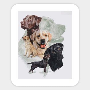 Labrador Medley Sticker